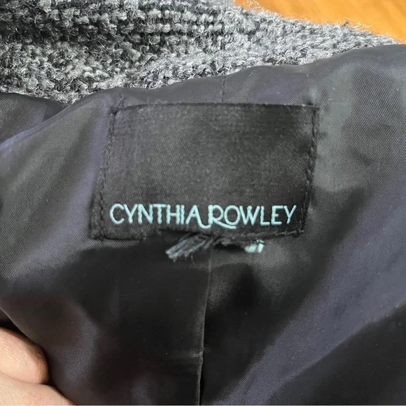 Cynthia Rowley Women’s Tweed Sequin Blazer Professional Classic - Picture 2 of 7